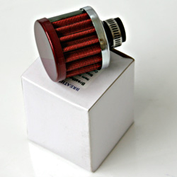 12MM BREATHER FILTER - RED / KM-AS-012R