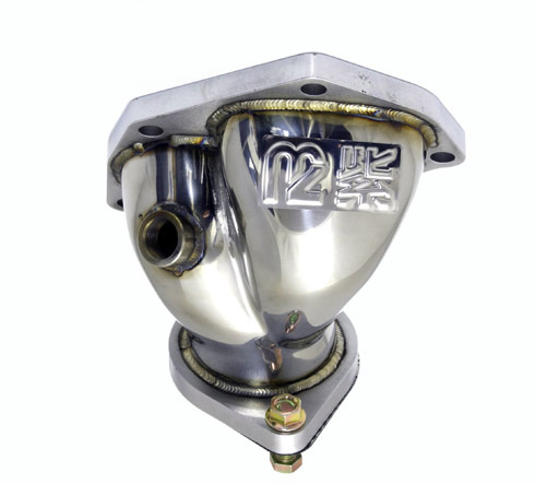 TURBO ELBOW FOR EVO  4 5 6 - LOST WAX CAST - STRONG AND DEPENDABLE / M2-64-531S