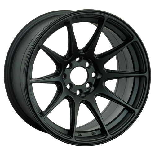 XXR 527  17 X 9.75 - ET25 - 5 X 100 + 114.3 PCD  - FLAT MATT BLACK / XR527-1797-2FB