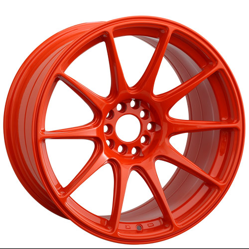 XXR 527 17 X 9.75 - ET25 - 5 X 100 + 114.3 PCD  - HABANERO ORANGE / XR527-1797-2OR