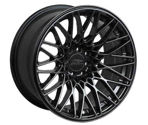 XXR 553 15 X 8 - ET21 - 4 X 100+114.3 - CHROME BLACK / XR553-1580-1CB