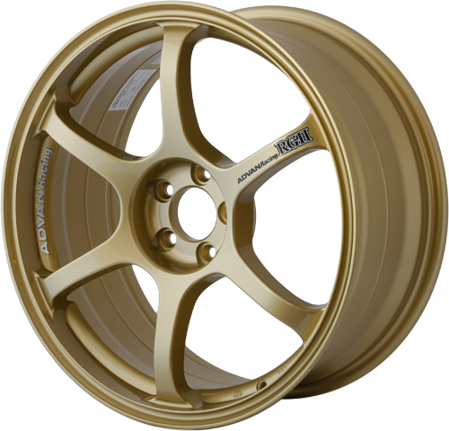 ADVAN RACING RGII 18x8 - ET45 - 100x5 PCD - GOLD / ADRG2-Z7662