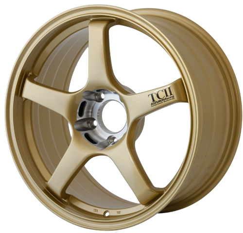 ADVAN RACING TCII 18x7.5 - ET48 - 100x5 PCD - GOLD / ADTC2-Z6399