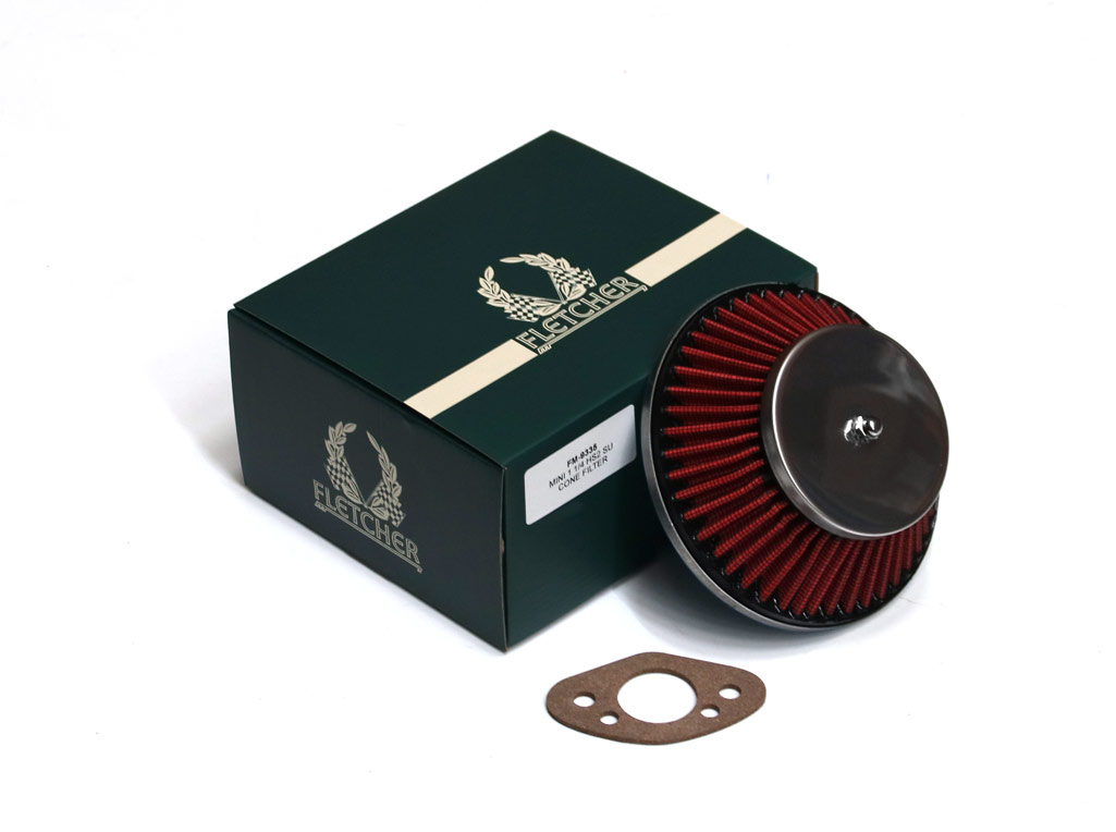 CONE AIR FILTER - 1.75'' HIF44  SU CARB - 1275CC - FLETCHER MINI / FM-9330-R