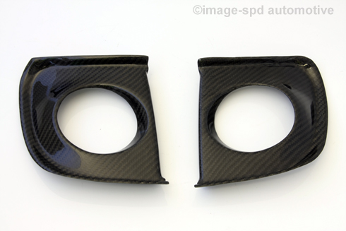 EVO 10  CARBON FIBRE FRONT FOG LIGHT COVERS / HC-MI080972C