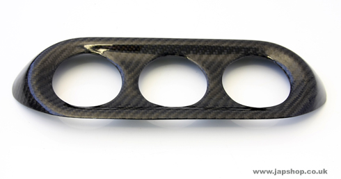 EVO 10  CARBON FIBRE 3 GAUGE POD FACIA / HC-MI080975C