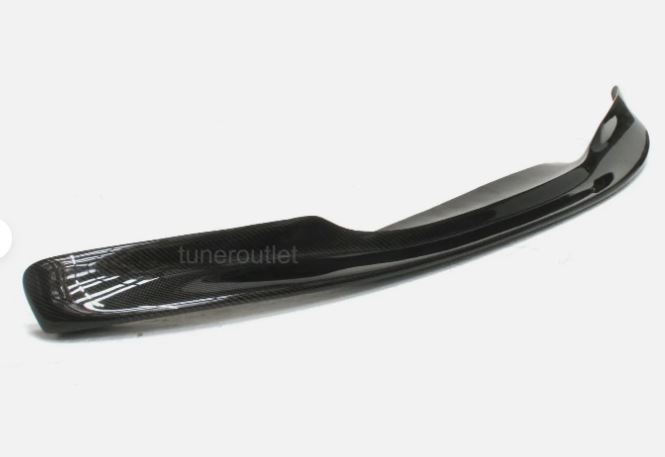 BMW E46 M3 CSL TYPE FRONT BUMPER VALANCE CARBON FIBRE SPLITTER LIP SPOILER / JG-BME46M3AK-FL