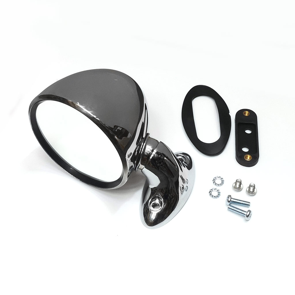 MINI GP DOOR MIRROR POLISHED LEFT HAND / JH-820L