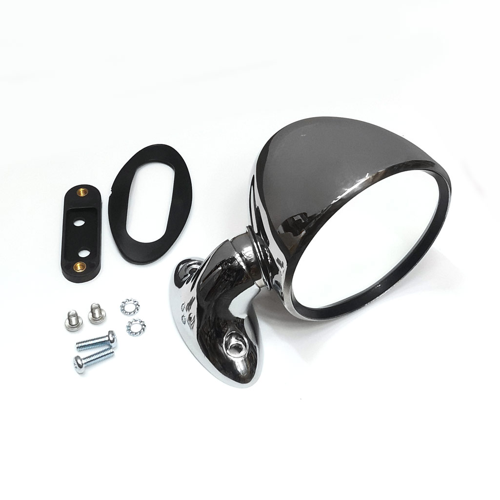 MINI GP DOOR MIRROR POLISHED RIGHT HAND / JH-820R