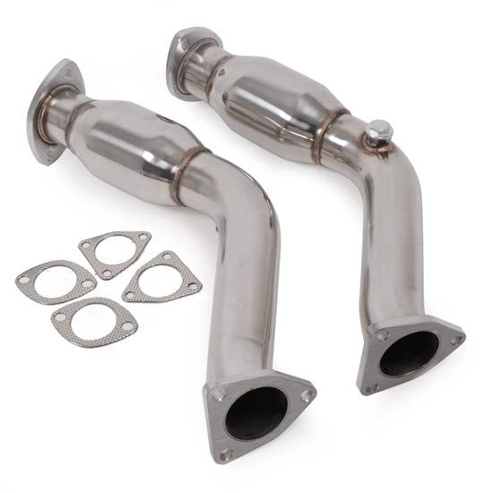 Stainless Steel Silenced Exhaust Decat De Cat Test Pipes 