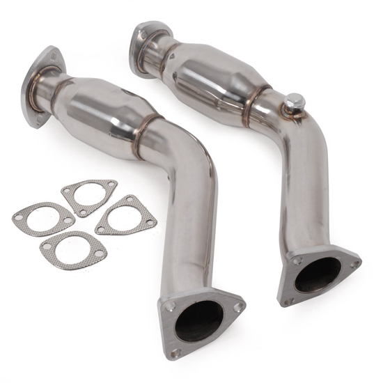 NISSAN 350Z Z33 3.5L 2003-2005 EXHAUST DE CAT PIPES DECAT PIPES SILENCED / JP-350Z-CP