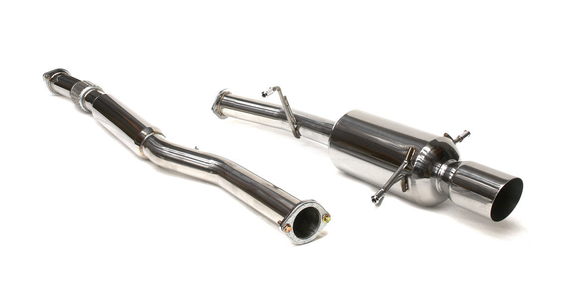 CLASSIC SUBARU 3 INCH CAT BACK SYSTEM - 115MM SLASH CUT TAIL PIPE / LS-ASB-9501RSS