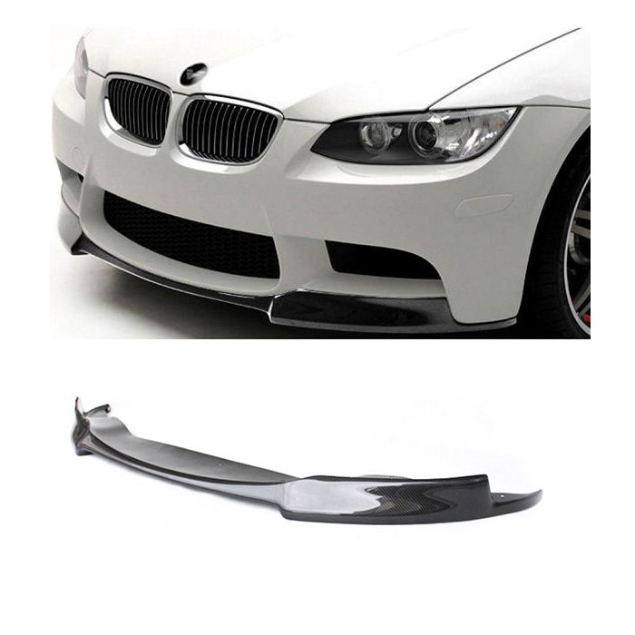 BMW E92 M3 V-STYLE  FRONT CARBON FIBRE LIP SPLITTER | M2 MOTORSPORT / M2-BME92M3VFLC