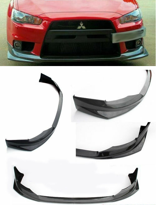 VARIS STYLE EVO 10 FRONT CARBON FIBRE SPLITTER LIP  EVO X / M2-EVOXVR-FL-C