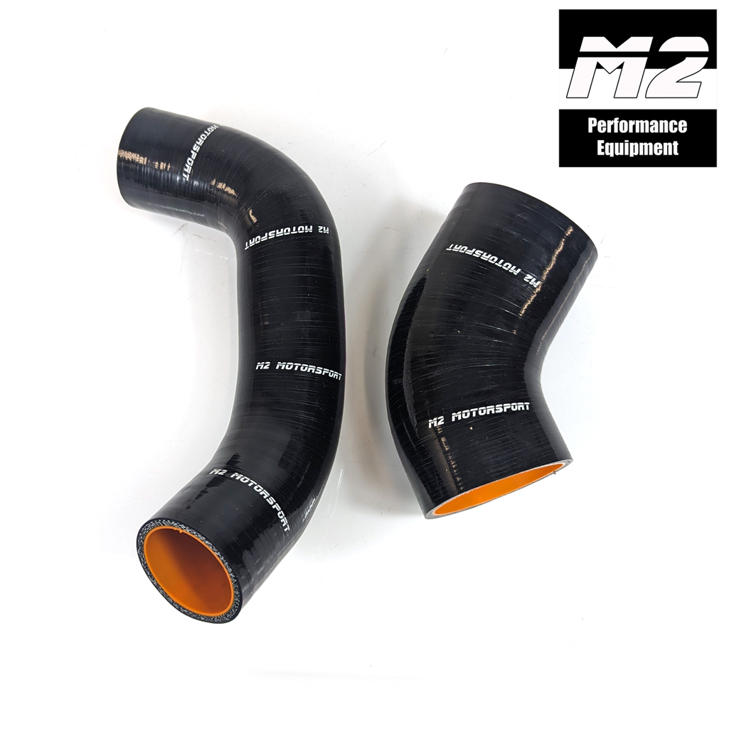 FORD FOCUS RS MK2 SILICONE AIRBOX HOSES - BLACK | M2 MOTORSPORT / M2-SIH-FOR049BK