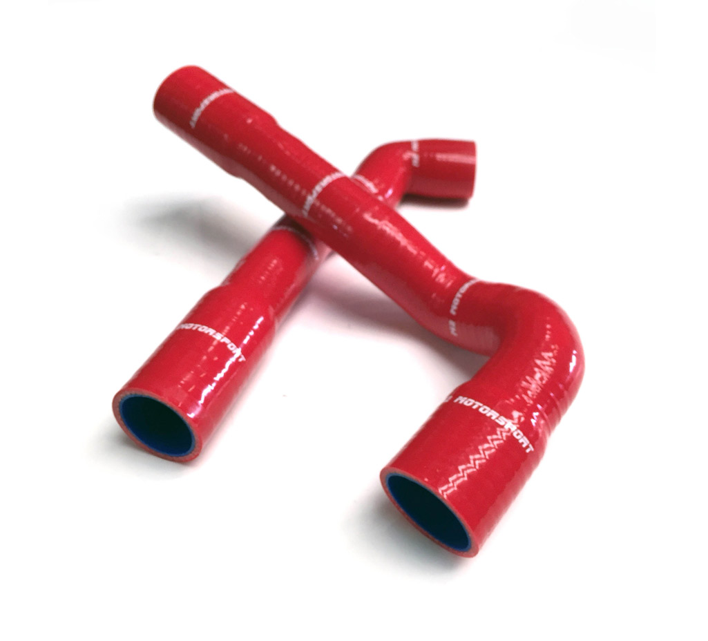 BMW E36 M3 RADIATOR HOSES - RED | M2 MOTORSPORT / M2-SRH-BMW03RD