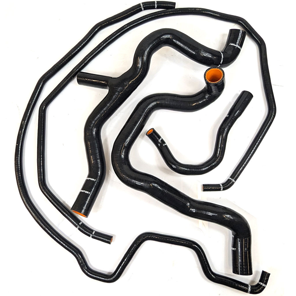 COOLANT HOSE KIT FOR FOCUS RS MK2 - BLACK | M2 MOTORSPORT / M2-SRH-FOR001BK