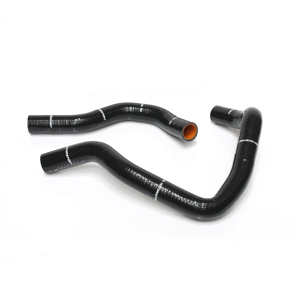 CIVIC  EF8/9  CRX B16A BLACK RADIATOR HOSES 89-92 | M2 MOTORSPORT / M2-SRH-HON17BK