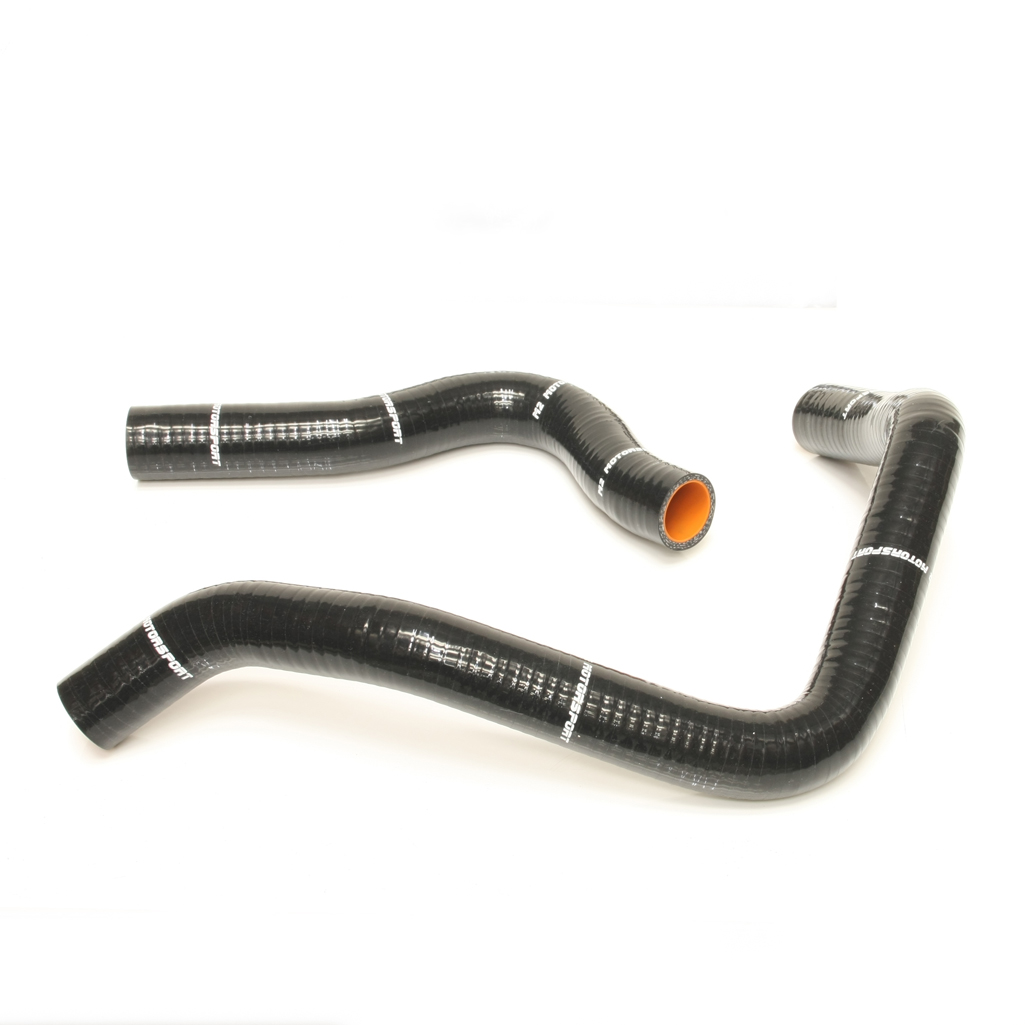 HONDA DEL SOL EG6 B16A BLACK RADIATOR HOSES 92-95 |  M2 MOTORSPORT / M2-SRH-HON18BK