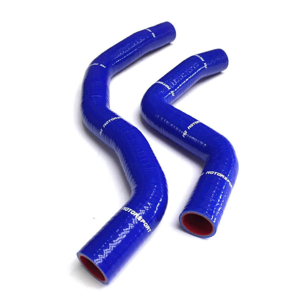 MITSUBISHI EVO 9 SILICONE RADIATOR HOSES  BLUE|  M2 MOTORSPORT / M2-SRH-MIT05BL