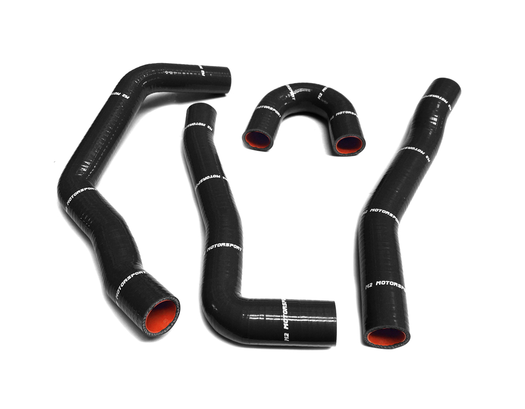 MITSUBISHI EVO 10 SILICONE RADIATOR HOSES BLACK | M2 MOTORSPORT / M2-SRH-MIT06BK