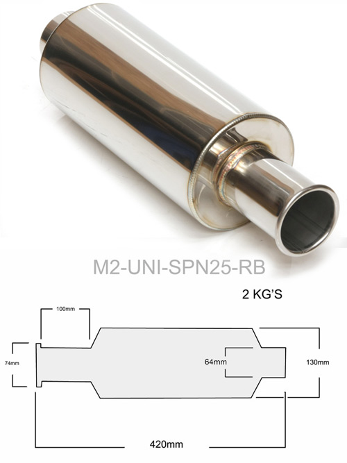 M2 270mm MUFFLER 2.5