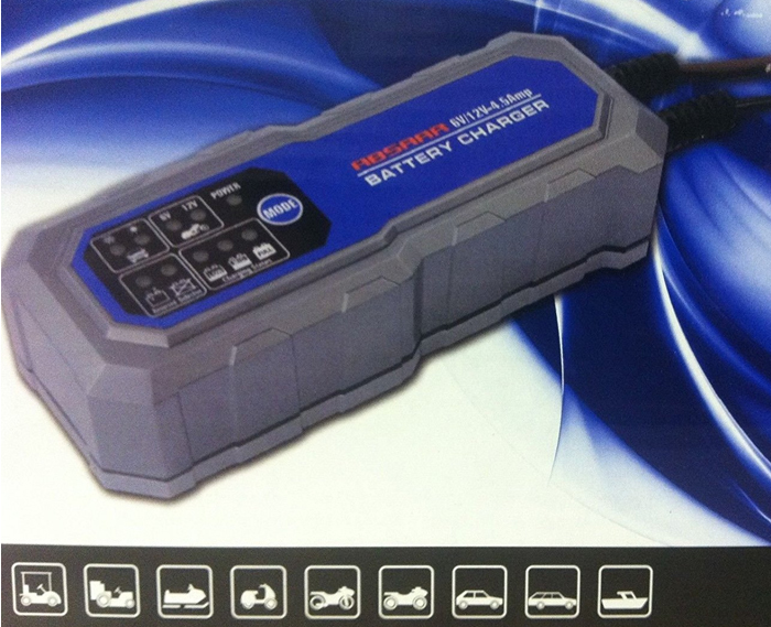 ABSAAR HF1000 SMART BATTERY 1A TRICKLE CHARGER 6V 12V / MO-HF1000