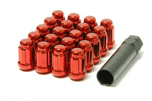MUTEKI RED CLOSED NUTS M12x1.25mm / MU-41885R