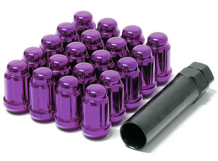 MUTEKI PURPLE CLOSED NUTS M12x1.25mm   / MU-41885L