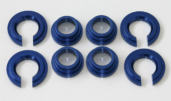 HARD BUSH KIT S13 - S14 - S15 HARD ANODISED BLUE / SA-SB08-01