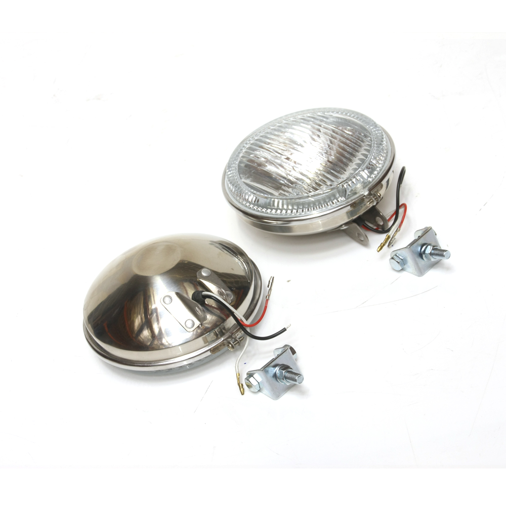 PREMIUM STAINLESS ANGEL EYE SPOT LIGHTS  -  WHITE  EYES - 12 VOLT / SP090SHW