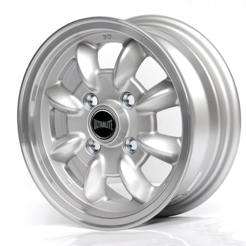 ULTRALITE MINI WHEELS 12x5J - ET30 - 4 X 101.6 PCD - SILVER / ULML1