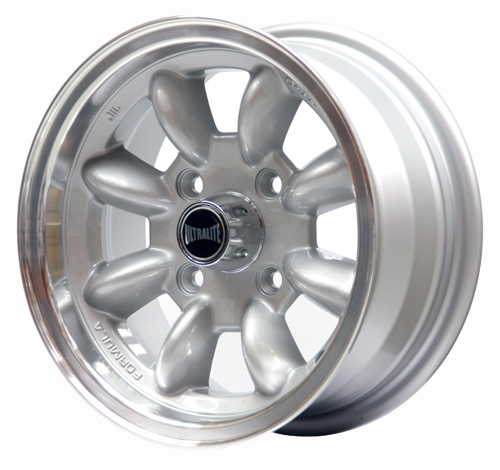 ULTRALITE WHEELS 13x6J - ET10 - 4x114.3 PCD - SILVER-POLISHED RIM / SPML2-3S