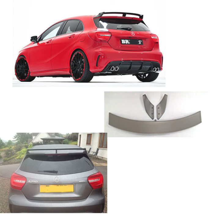 MERCEDES W176 HATCH LID SPOILER FOR 2014 ON A CLASS - BRABUS REPLICA - / TK002-W17614BB