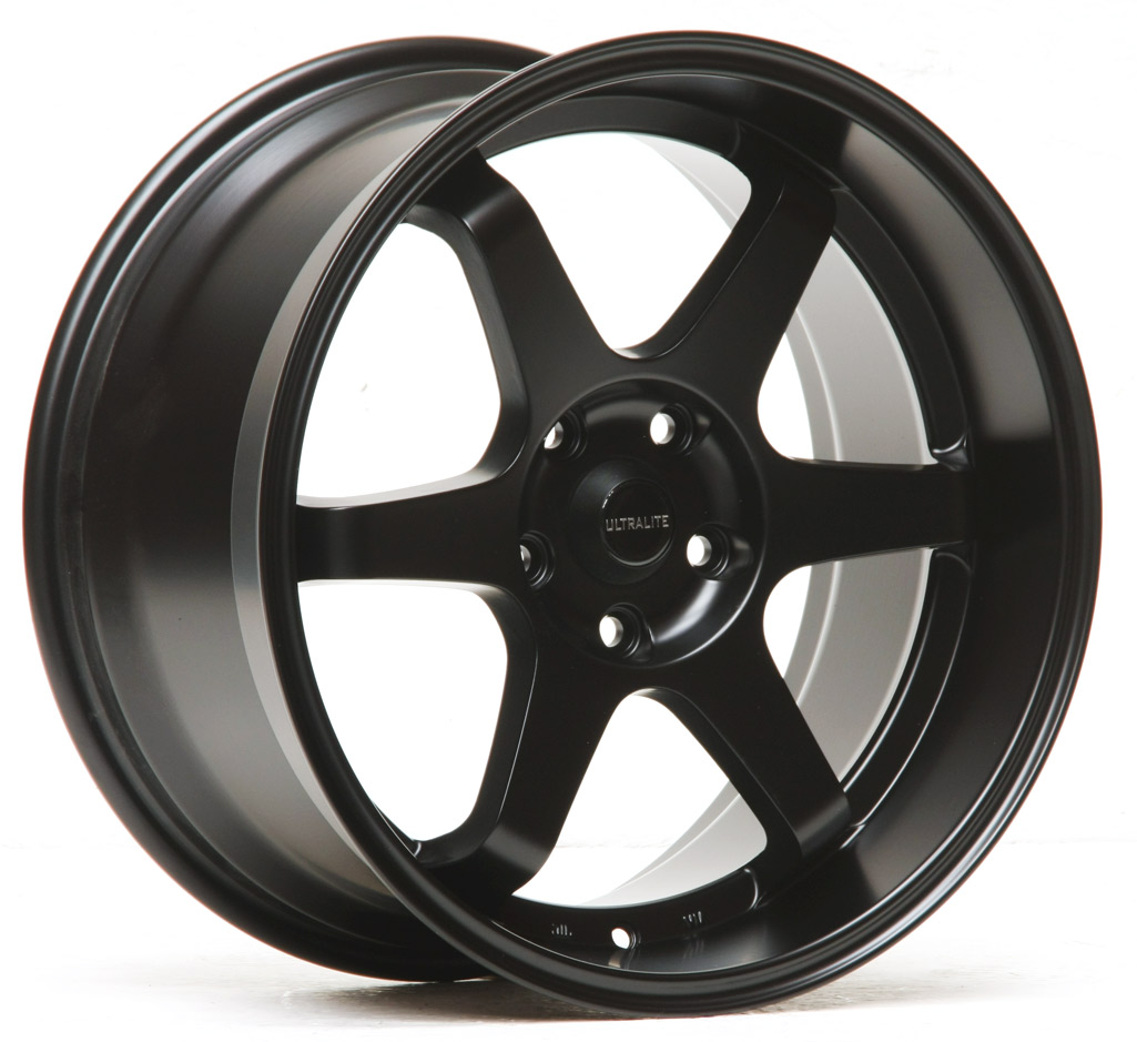 ULTRALITE UL37 18x9 - ET35 - 114.3x5 PCD - MATT BLACK / UL37-1890-1FB