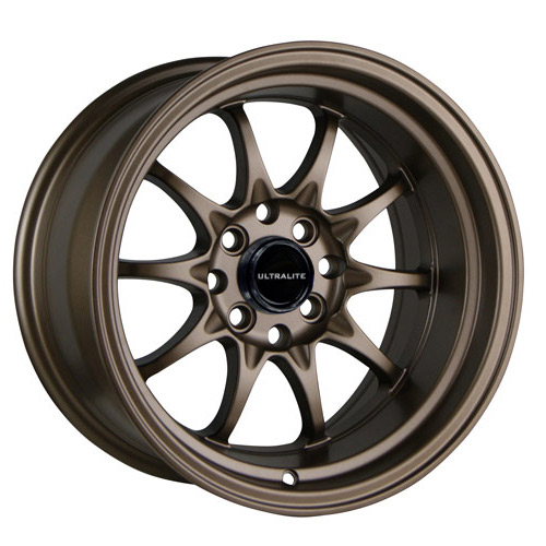 ULTRALITE UL48 15x8  - ET0 - 4x100+108 PCD - MATT BRONZE-BRONZE RIM / UL48-1580-1BZBZ