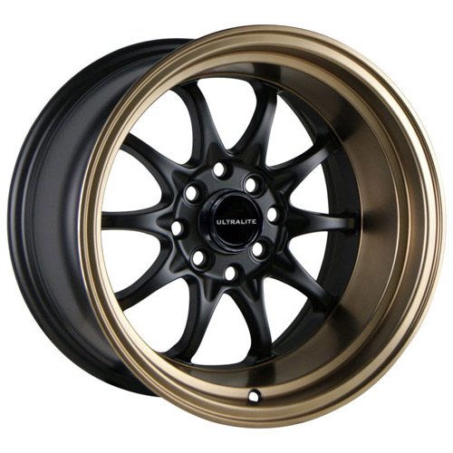 ULTRALITE UL48 15x8 - ET0 - 4x100+108 PCD - MATT BLACK BRONZE RIM / UL48-1580-1MBBZ