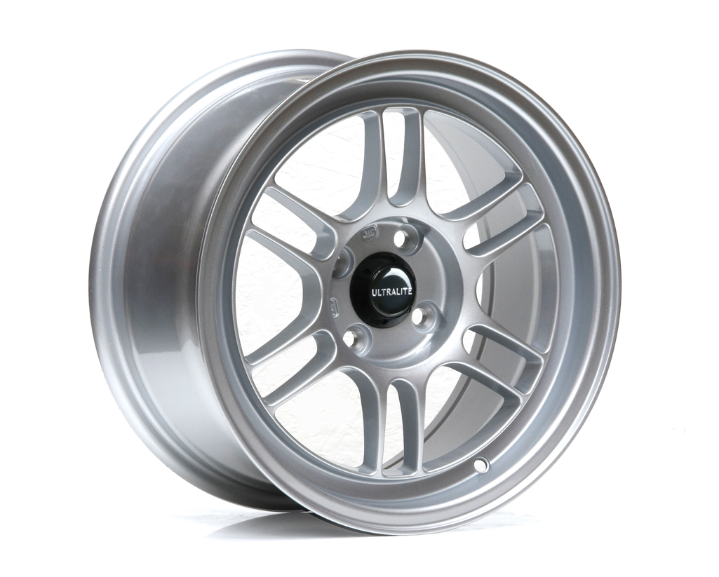 ULTRALITE F1 - 15 x 7.5 INCH - ET30 - 100 x 4 PCD - GLOSS SILVER / ULF1-1575-1GS