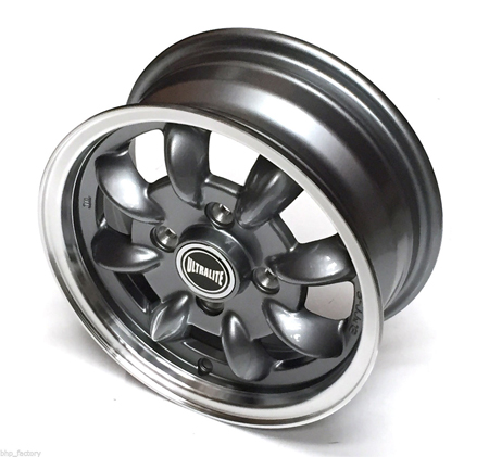 ULTRALITE MINI WHEELS 12x5J - ET30 - 4 X 101.6 PCD - GUN METAL POLISH RIM / ULML1GM