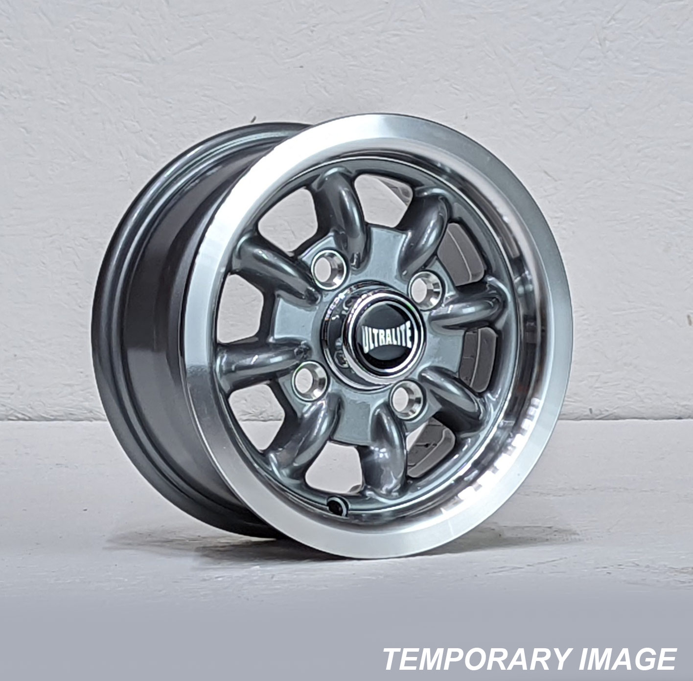 ULTRALITE RALLY  10 x 4.5 INCH  - ET34 101.6 x 4    GUN METALLIC POLISHED RIM / ULML6GM