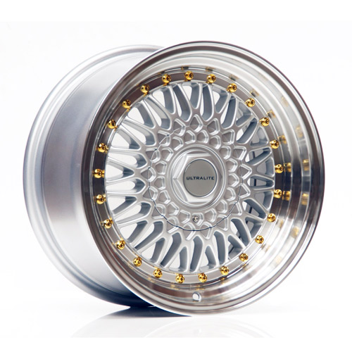 ULTRALITE RS 16x9 - ET20 - 4x100+108 PCD SILVER POLISHED RIM DARK SILVER RIVET / ULRS-1690-1SMLS