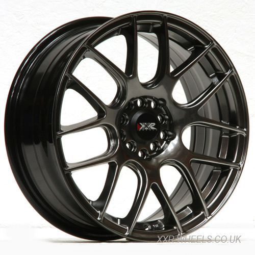 XXR 530 17 x 7 INCH - ET35 - 5 x 100+114.3 PCD - CHROME BLACK / XR530-1770-1CB