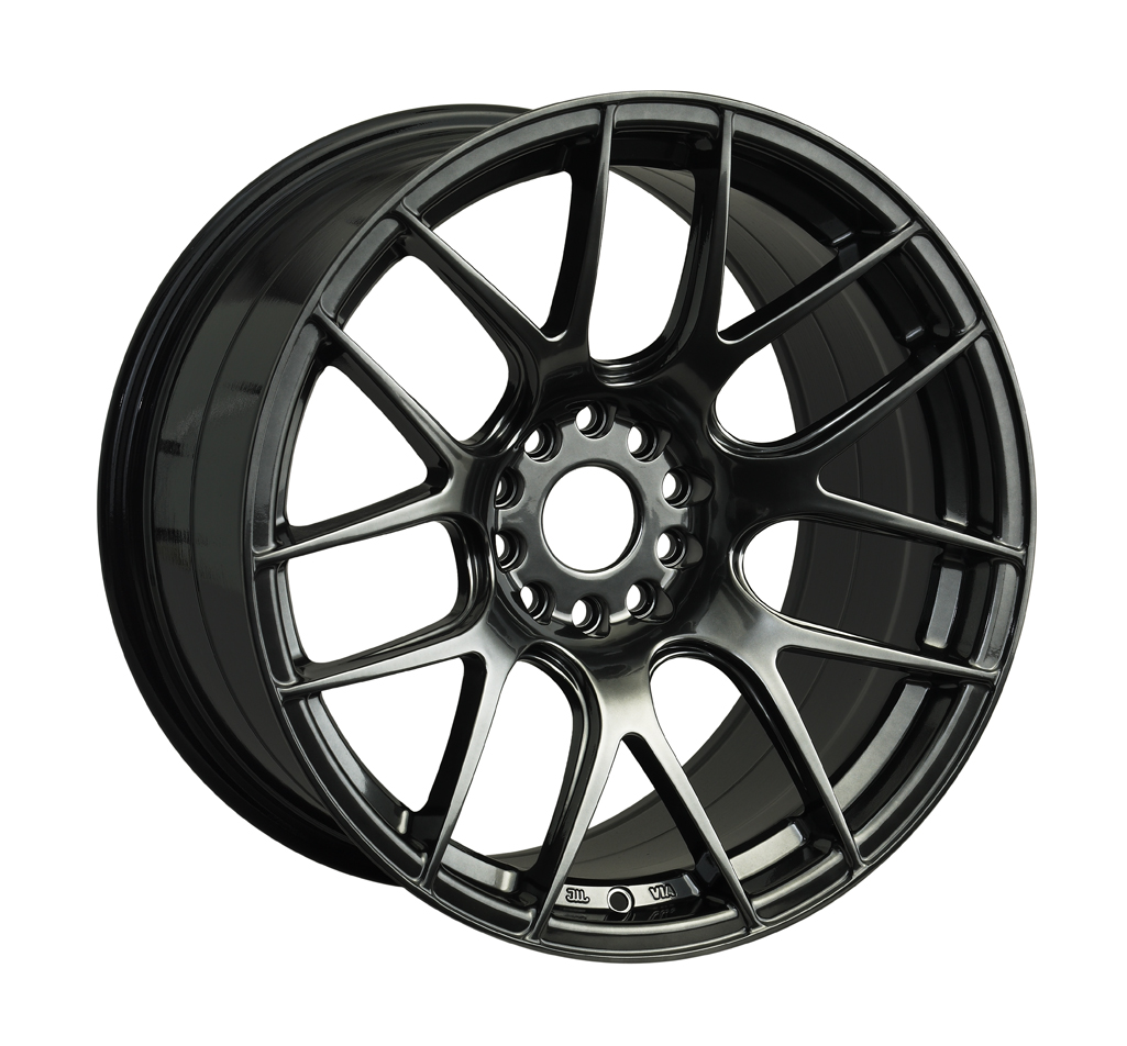 XXR 530 - 19 x 8.75 INCH - ET35 - 100+114.3x5 PCD - DARK CHROME BLACK / XR530-1987-3CB2