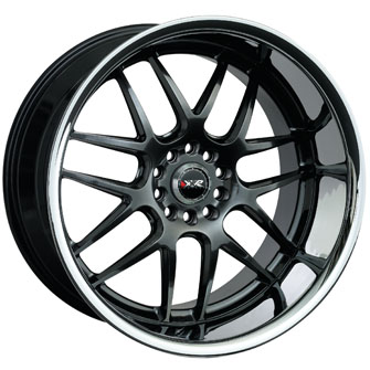 XXR 526 - 18 x 9 INCH - 114.3+120 x 5 PCD - CHROME BLACK CHROME RIM / XR526-1890-1CBC