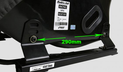 SUBARU IMPREZA FITTING SEATS AND SEAT RAILS - SUPER LOW